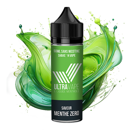 E-liquide 50ml menthe zero Ultravape