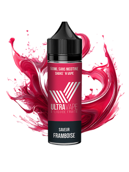 E-liquide 50ml framboise Ultravape