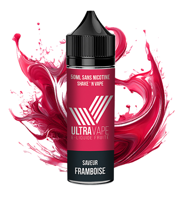 E-liquide 50ml framboise Ultravape