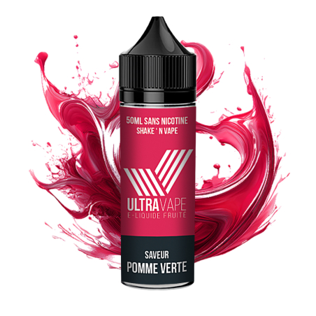 E-liquide 50ml pomme verte Ultravape