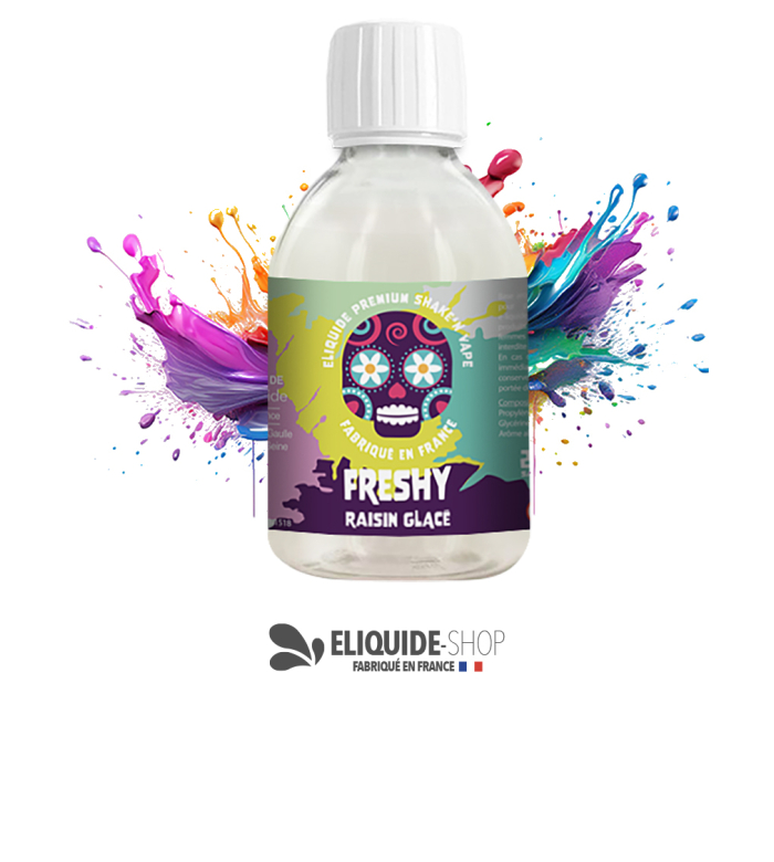 E-liquide RAISIN GLACÉ 200ML 200ML – FRESHY e-cigarette à petit prix