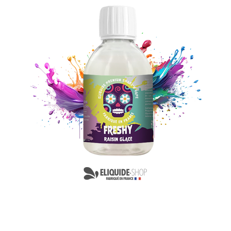 E-liquide RAISIN GLACÉ 200ML 200ML – FRESHY e-cigarette à petit prix