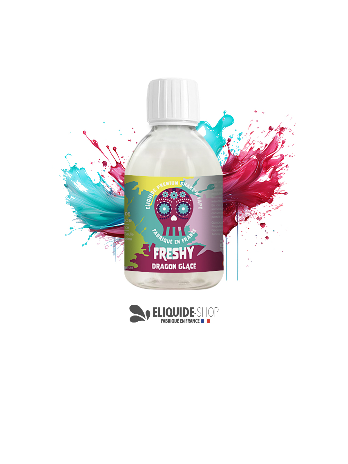 E-liquide DRAGON GLACÉ 200ML 200ML – FRESHY livraison rapide sur eliquide-shop.fr