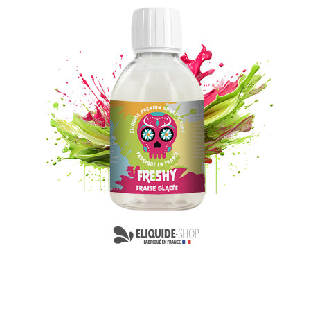 E-liquide FRAISE GLACÉE 200ML 200ML – FRESHY e-cigarette à petit prix