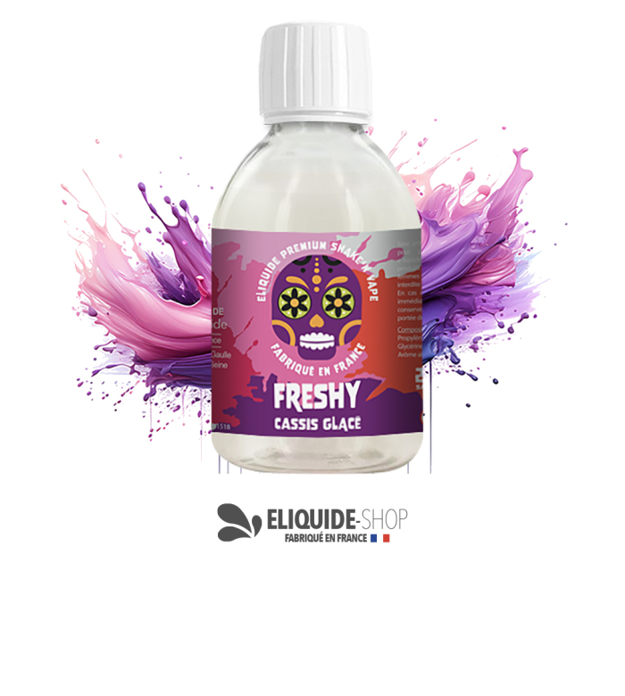 E-liquide 200ml cassis glacé Freshy