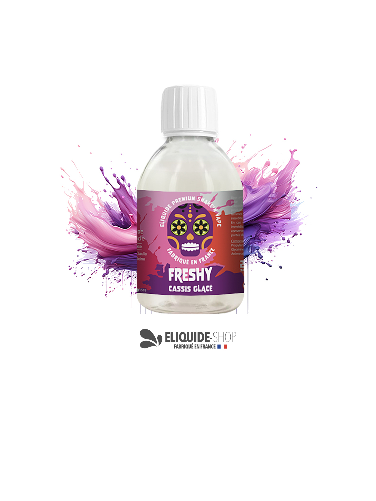E-liquide 200ml cassis glacé Freshy