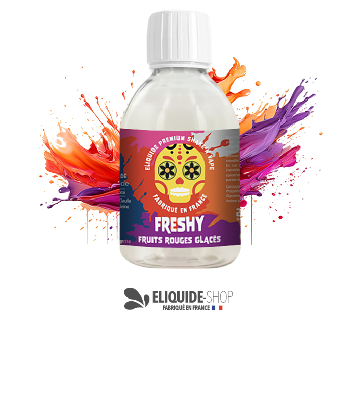 E-liquide FRUITS ROUGES GLACÉS 200ML 200ML – FRESHY pour vapoteur