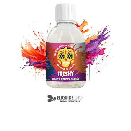E-liquide FRUITS ROUGES GLACÉS 200ML 200ML – FRESHY pour vapoteur