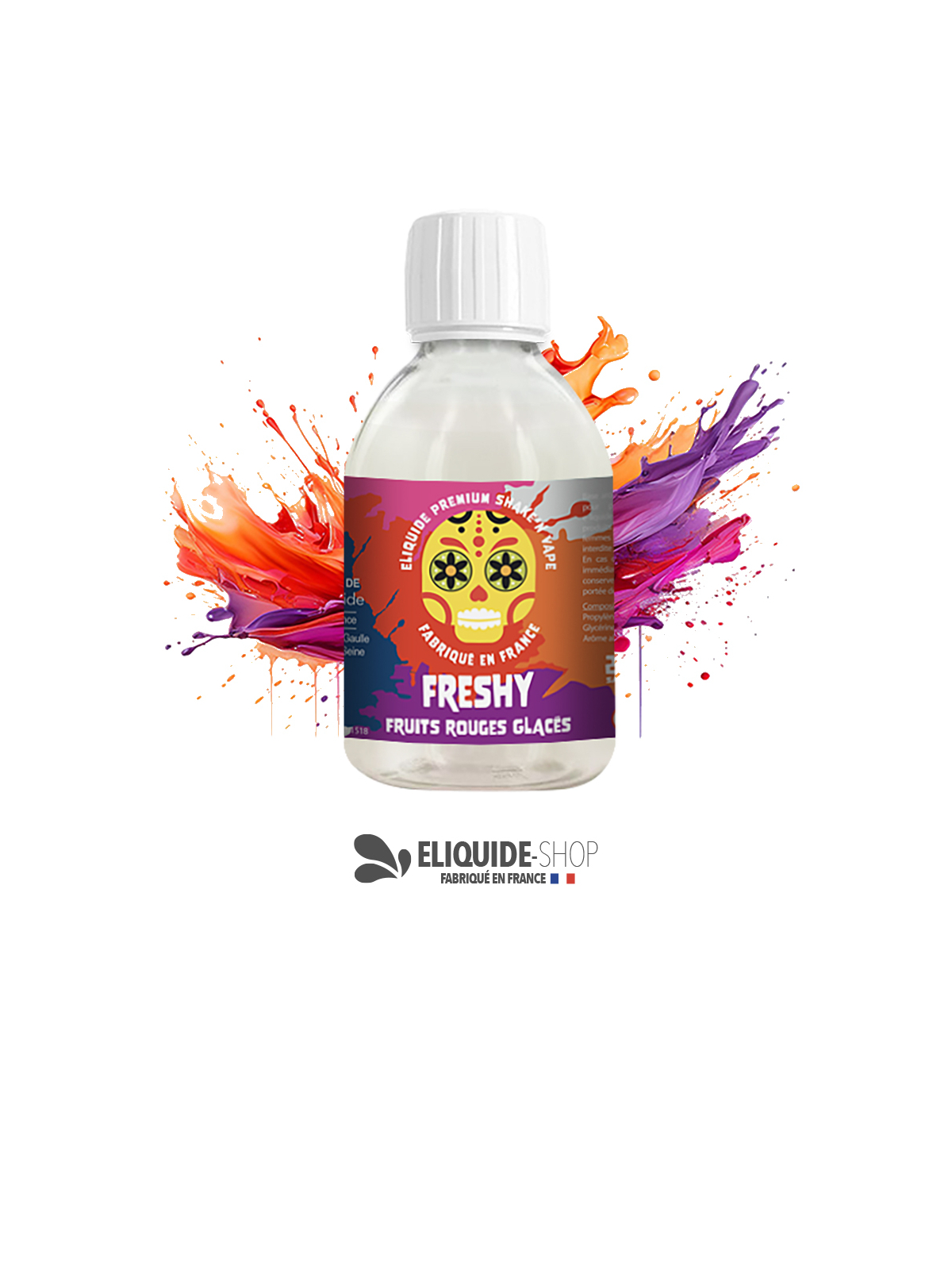 E-liquide FRUITS ROUGES GLACÉS 200ML 200ML – FRESHY pour vapoteur