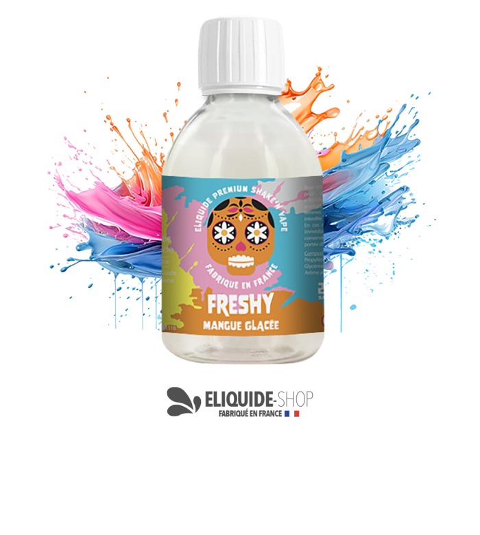 E-liquide MANGUE GLACÉE 200ML 200ML – FRESHY pas cher sur eliquide-shop.fr