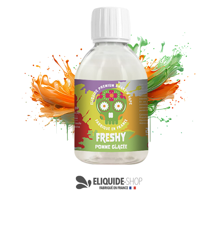 E-liquide POMME GLACÉE 200ML 200ML – FRESHY pour vapoteuse