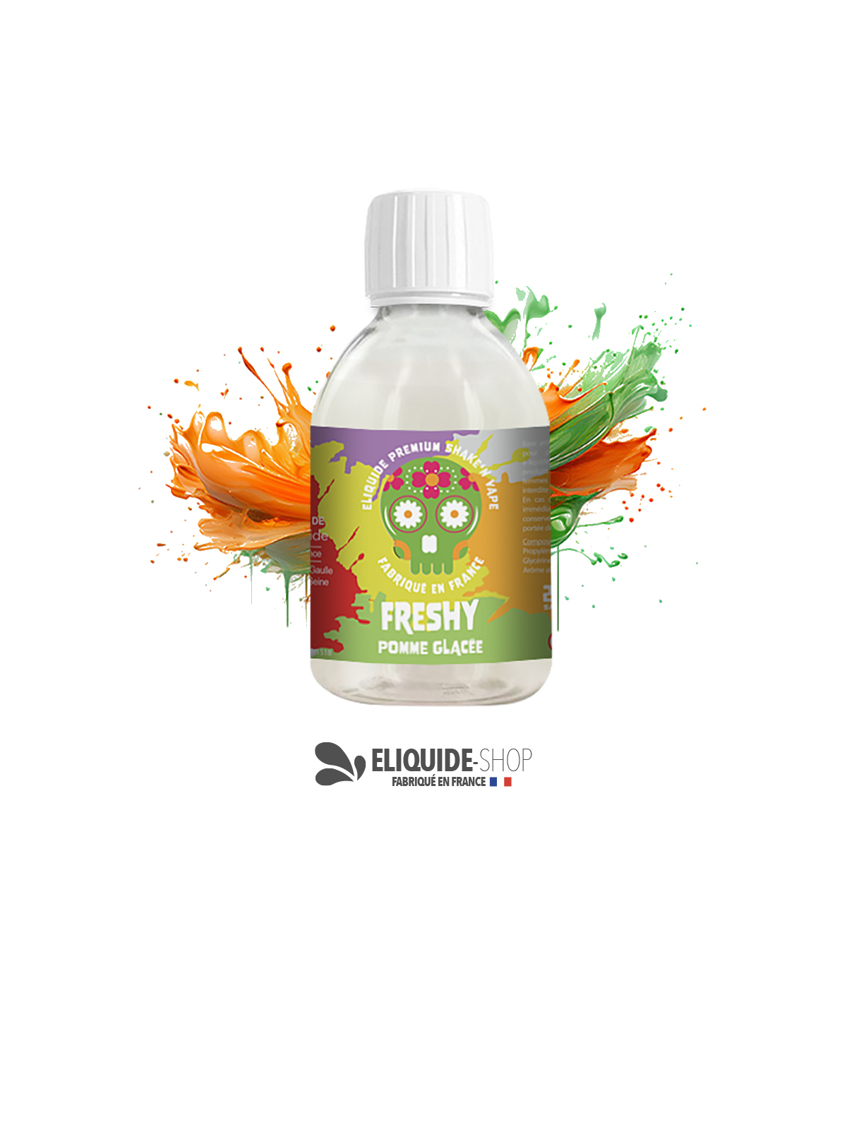 E-liquide POMME GLACÉE 200ML 200ML – FRESHY pour vapoteuse