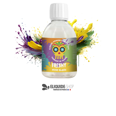 E-liquide PÊCHE GLACÉE 200ML 200ML – FRESHY pour cigarette électronique