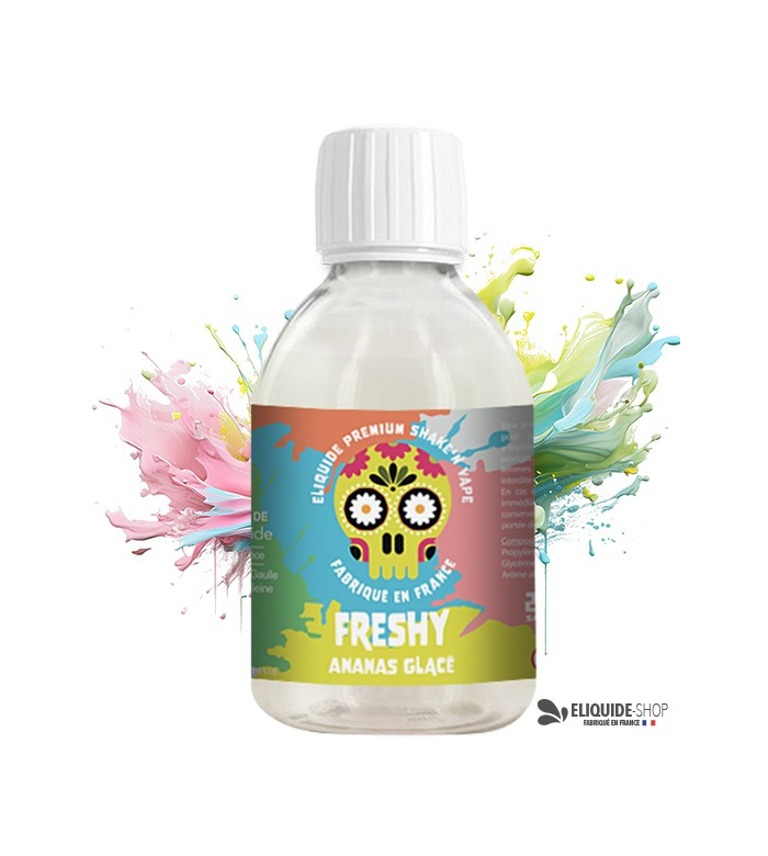 E-liquide ANANAS GLACÉ 500ML 500ML – FRESHY pas cher