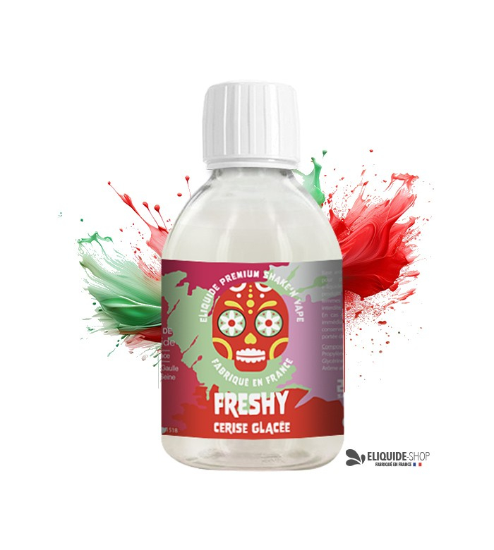 E-liquide CERISE GLACÉE 500ML 500ML – FRESHY pour vapoteuse sur eliquide-shop.fr