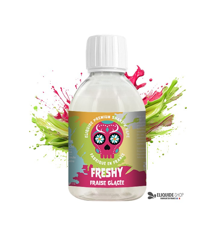 E-liquide FRAISE GLACÉE 500ML 500ML – FRESHY pour cigarette électronique