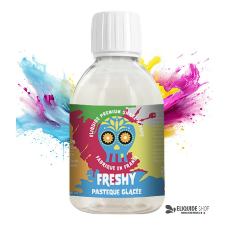 E-liquide PASTÈQUE GLACÉE 500ML 500ML – FRESHY meilleur prix sur eliquide-shop.fr
