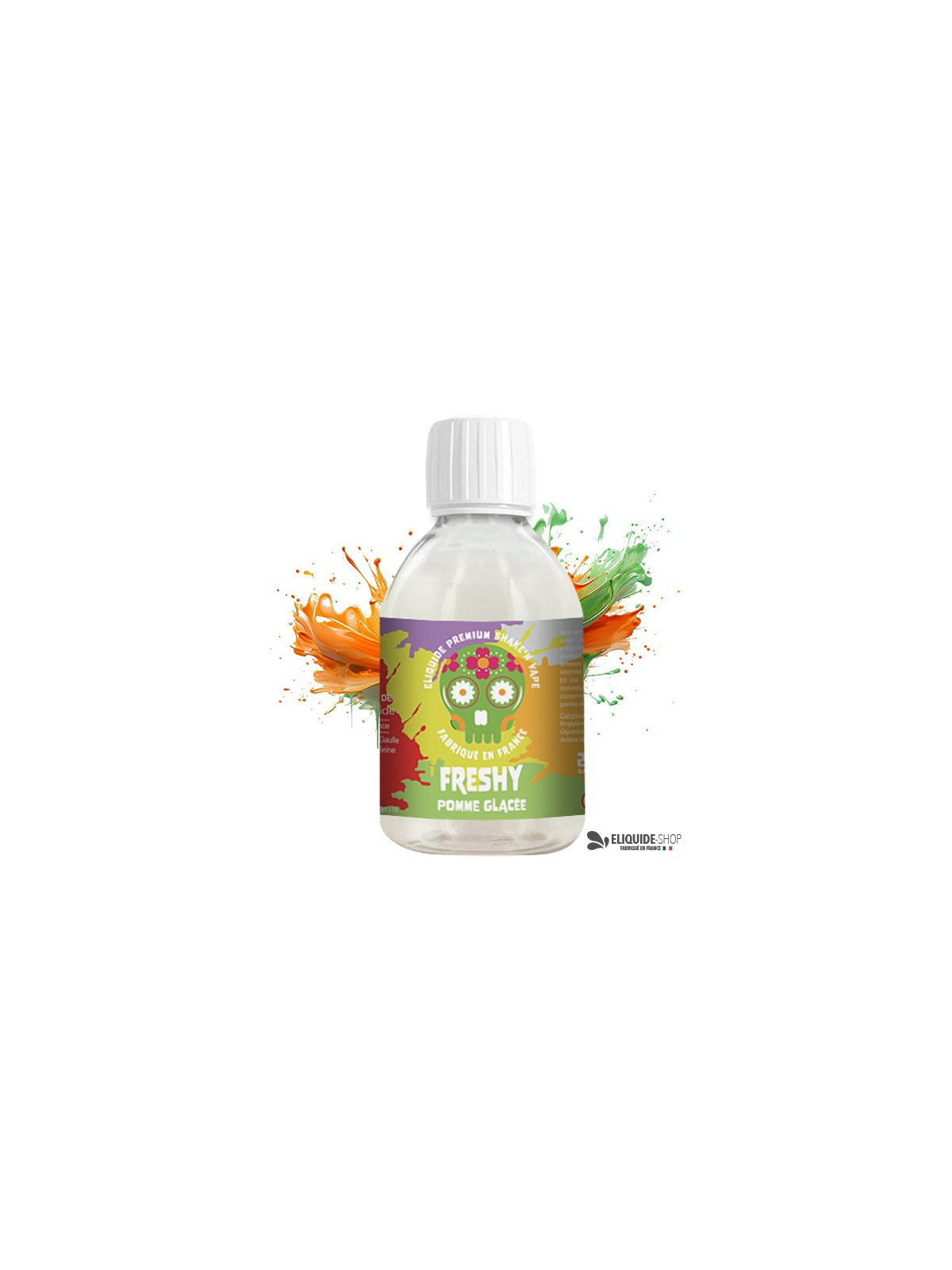 E-liquide POMME GLACÉE 500ML 500ML – FRESHY pour cigarette électronique