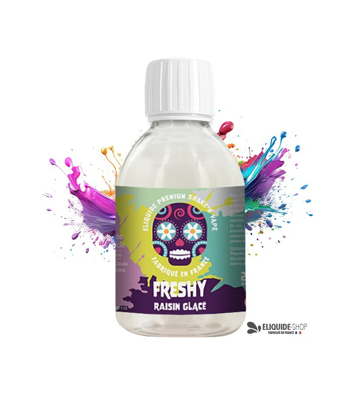 E-liquide RAISIN GLACÉ 500ML 500ML – FRESHY pour vapoteuse