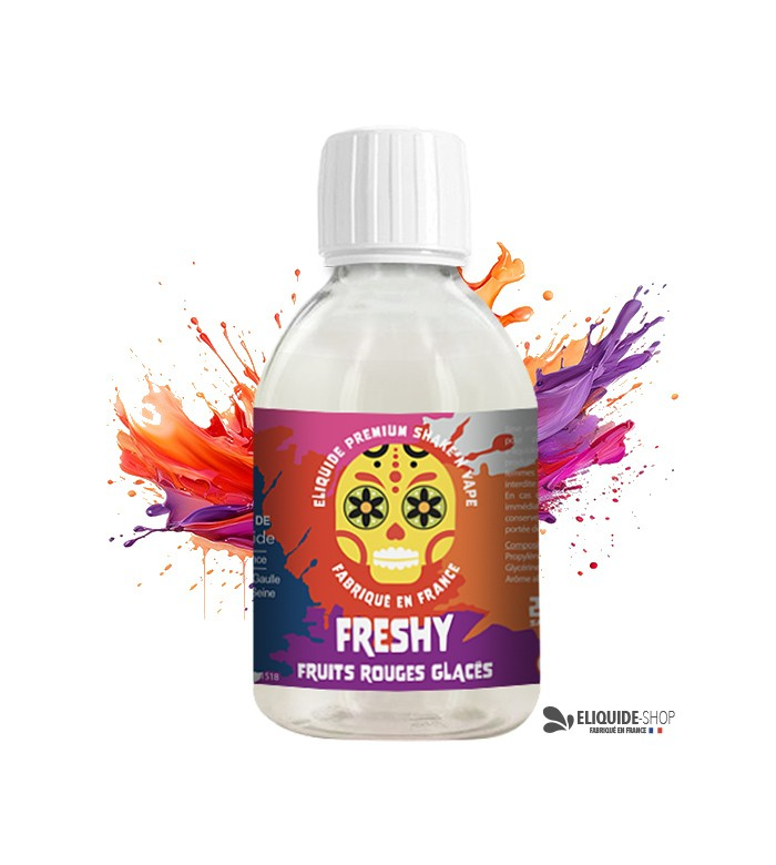 E-liquide FRUITS ROUGES GLACÉS 500ML 500ML – FRESHY e-cigarette à petit prix