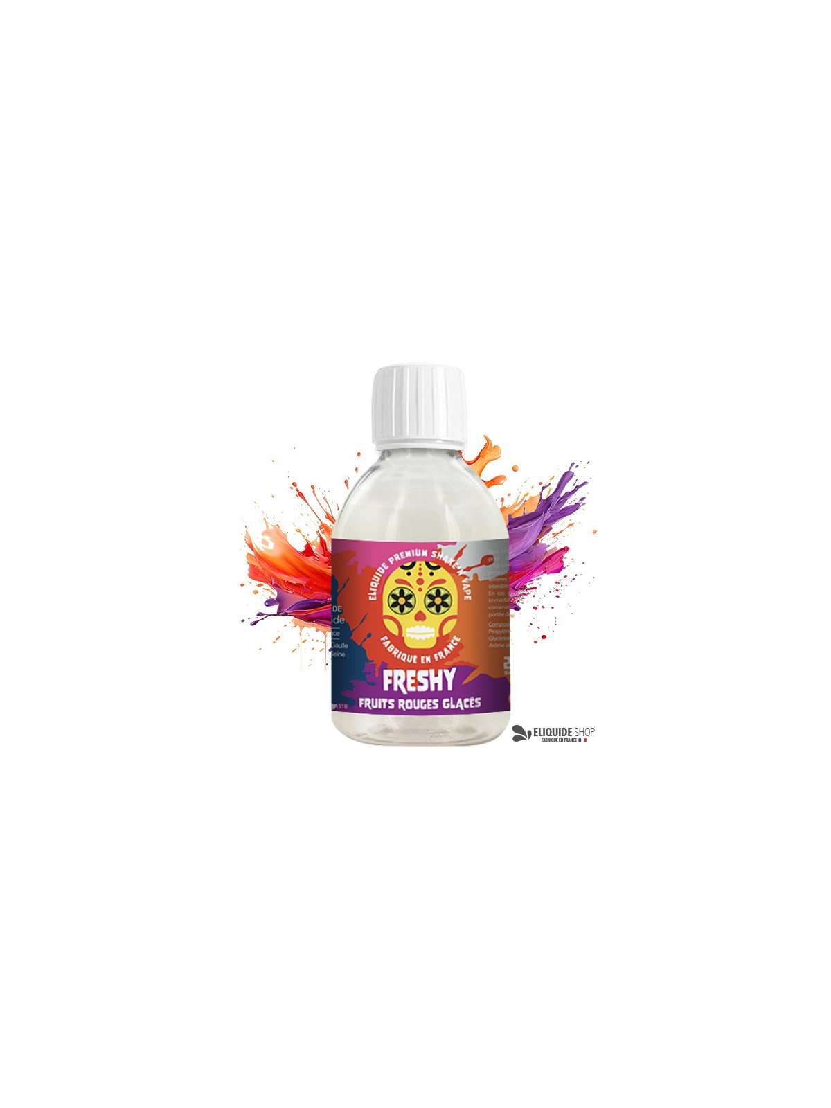 E-liquide FRUITS ROUGES GLACÉS 500ML 500ML – FRESHY e-cigarette à petit prix