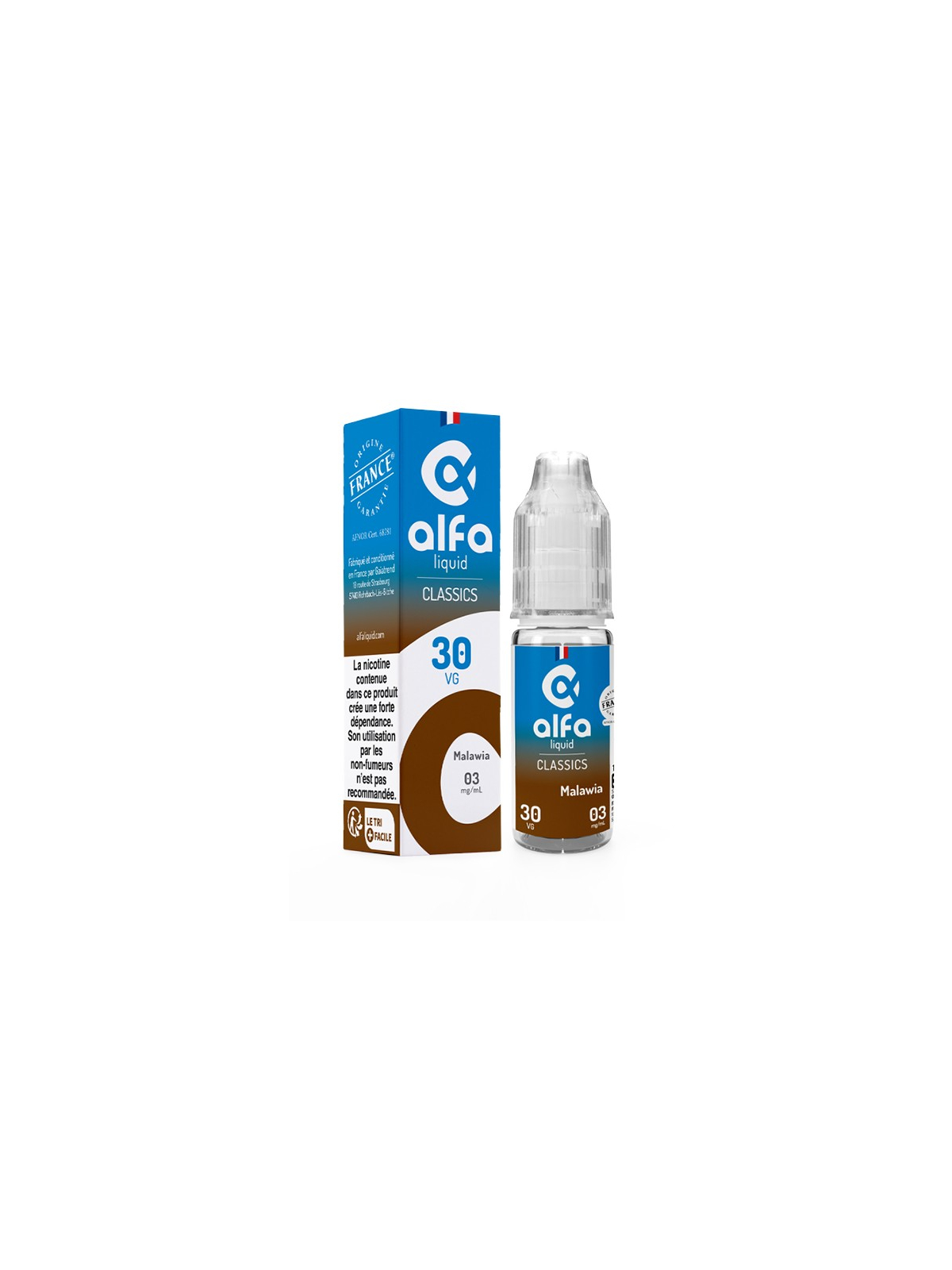 E-LIQUIDE MALAWIA  - ALFALIQUID 10ML