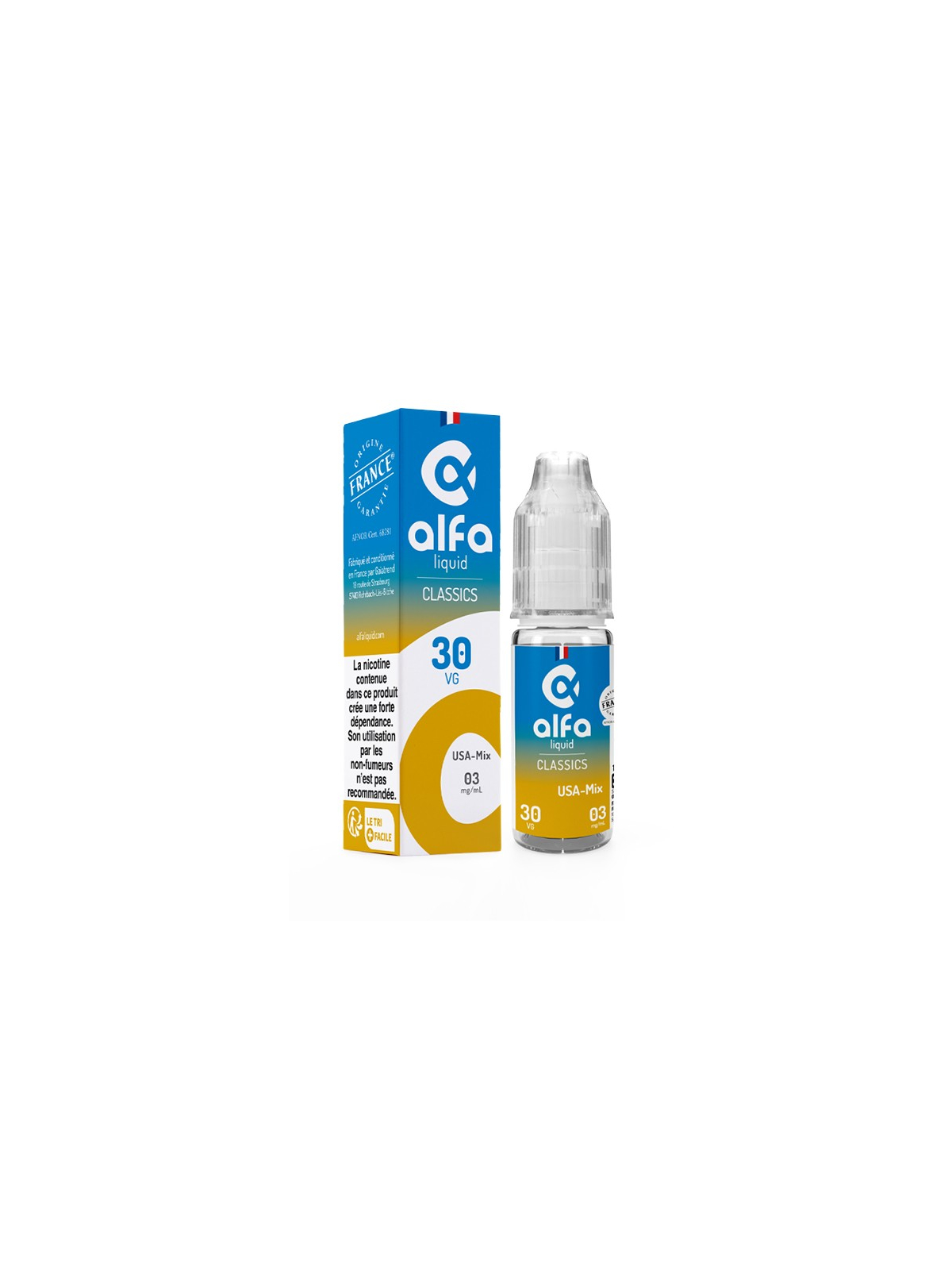 E-LIQUIDE USA-MIX  - ALFALIQUID 10ML