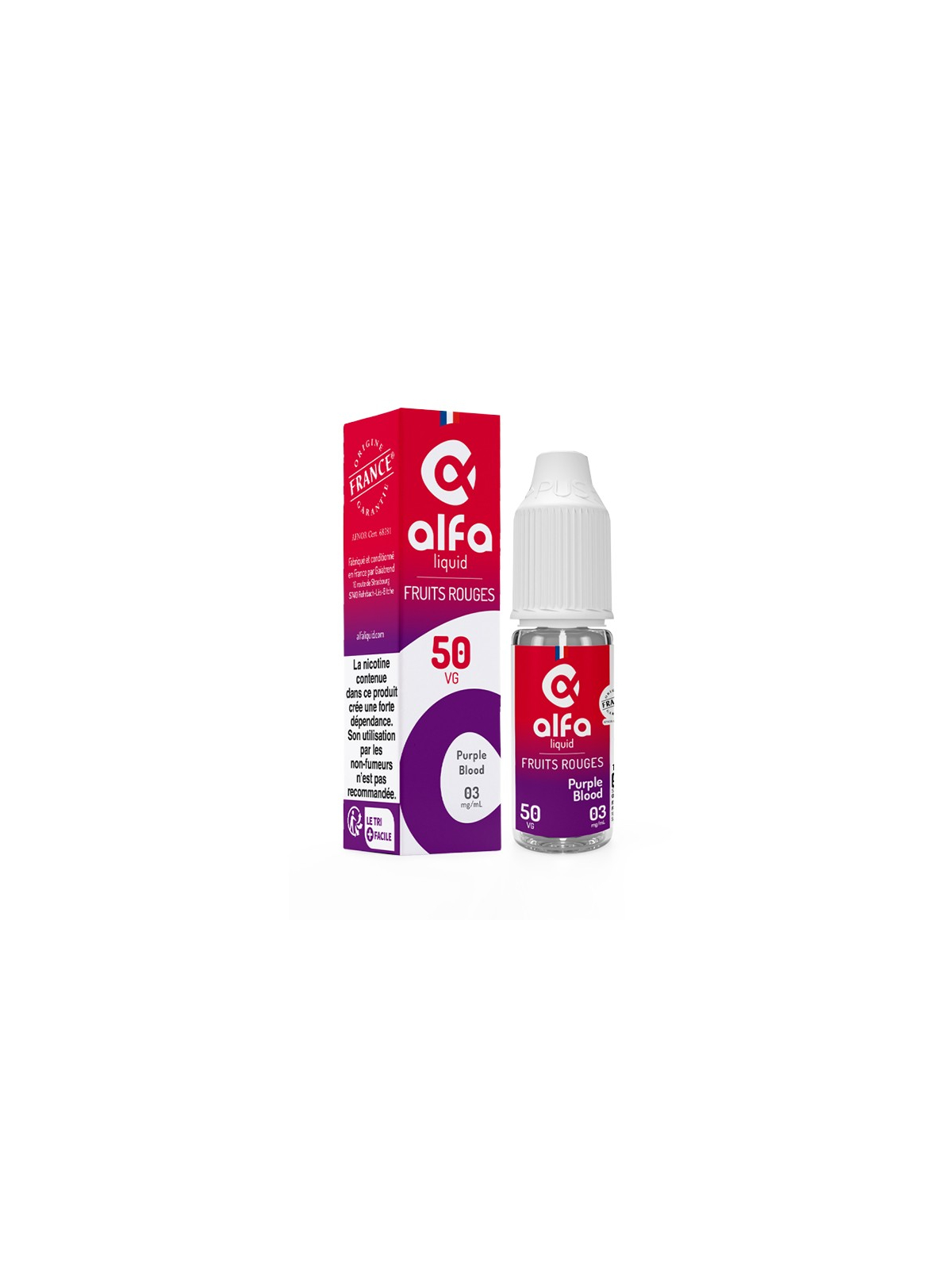 E-LIQUIDE PURPLE BLOOD  - ALFALIQUID 10ML