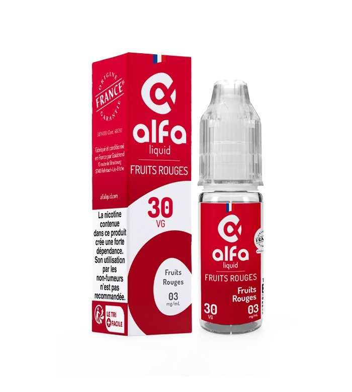 E-LIQUIDE FRUITS ROUGES  - ALFALIQUID 10ML