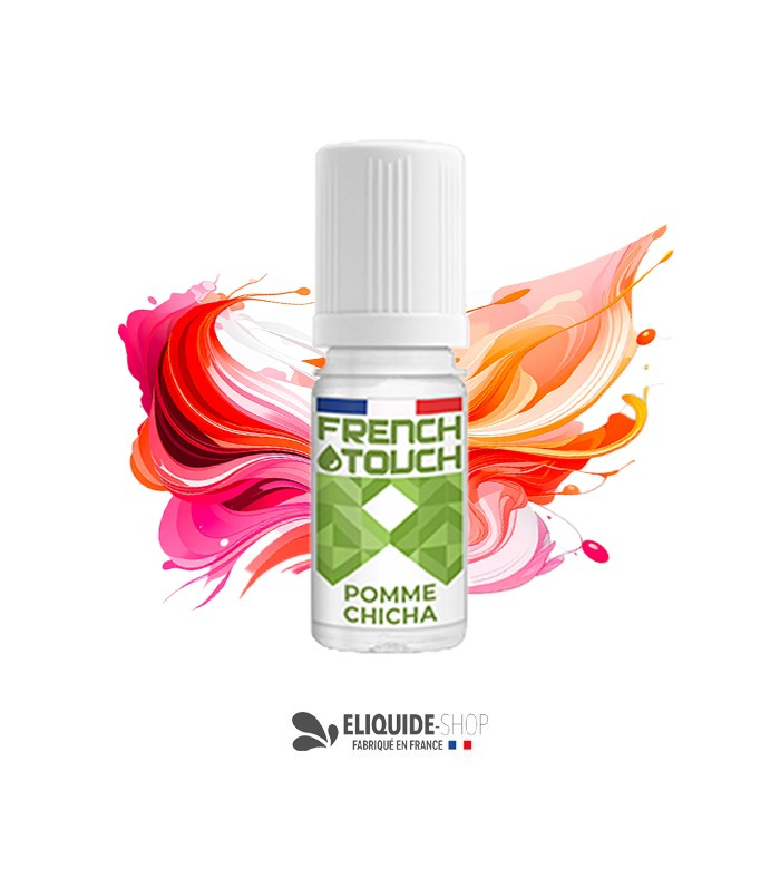E-LIQUIDE  POMME CHICHA - FRENCH TOUCH 10ML