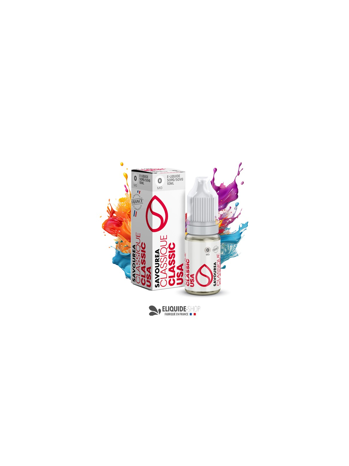 E-LIQUIDE CLASSIC USA  - SAVOUREA 10ML