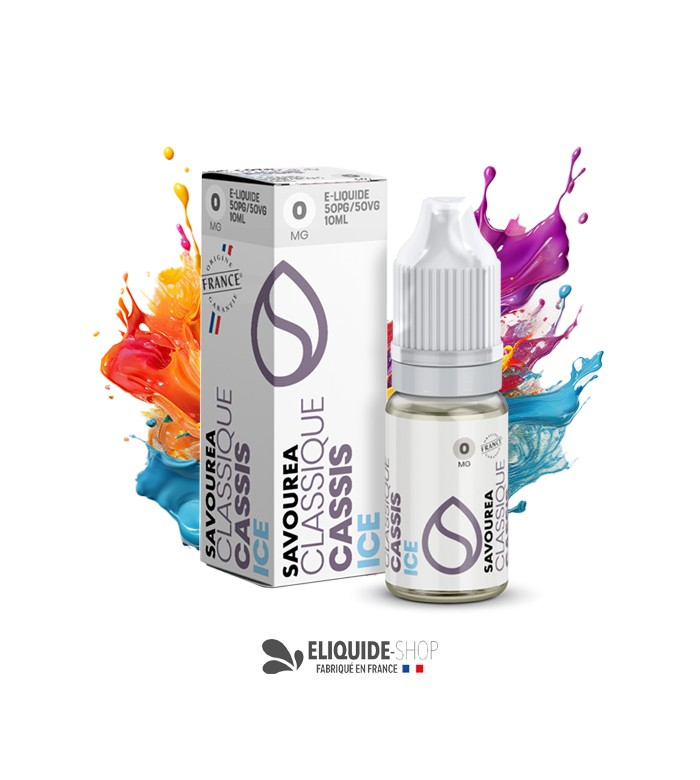 E-LIQUIDE CASSIS ICE  - SAVOUREA 10ML