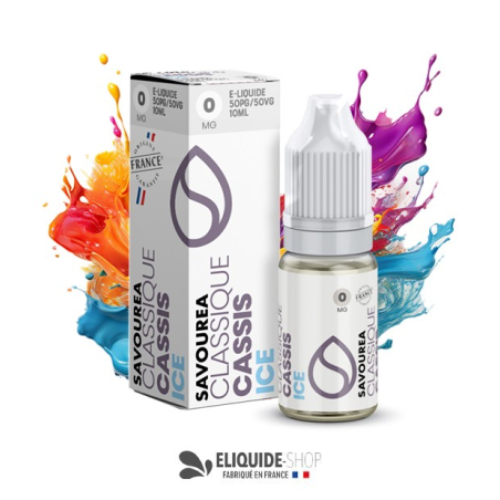 E-LIQUIDE CASSIS ICE  - SAVOUREA 10ML