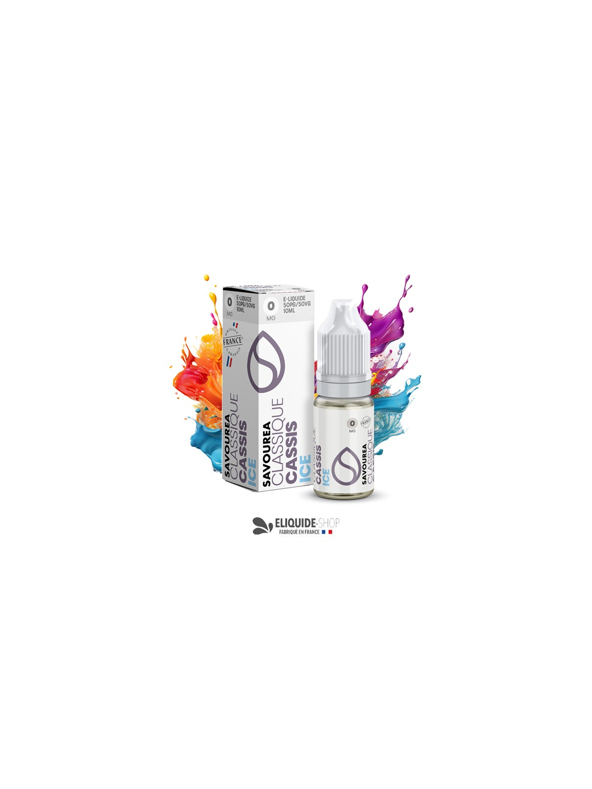 E-LIQUIDE CASSIS ICE  - SAVOUREA 10ML
