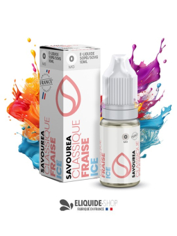 E-LIQUIDE FRAISE ICE  - SAVOUREA 10ML