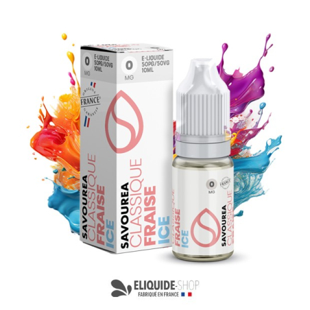 E-LIQUIDE FRAISE ICE  - SAVOUREA 10ML