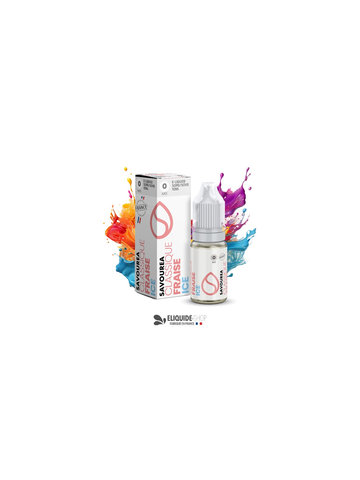 E-LIQUIDE FRAISE ICE  - SAVOUREA 10ML