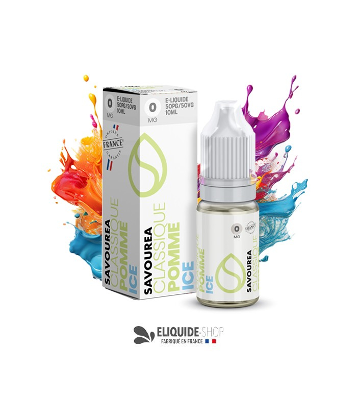 E-LIQUIDE POMME ICE  - SAVOUREA 10ML