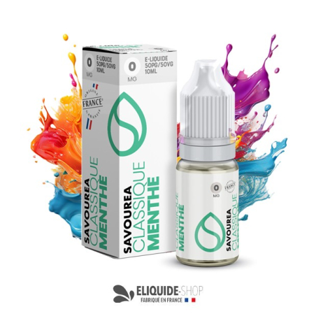 E-LIQUIDE MENTHE  - SAVOUREA 10ML