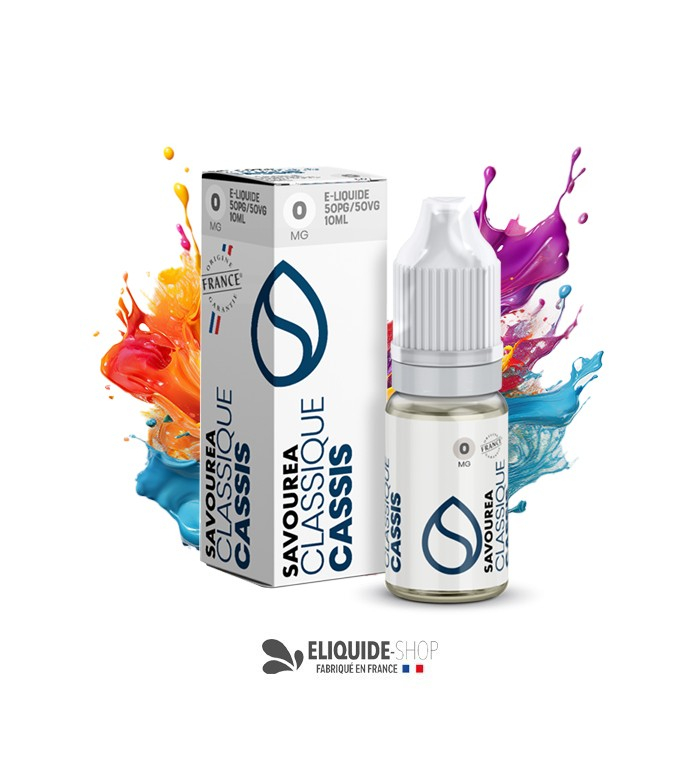E-LIQUIDE CASSIS  - SAVOUREA 10ML