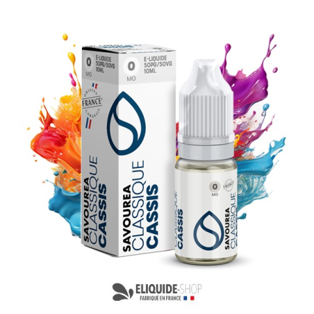 E-LIQUIDE CASSIS  - SAVOUREA 10ML