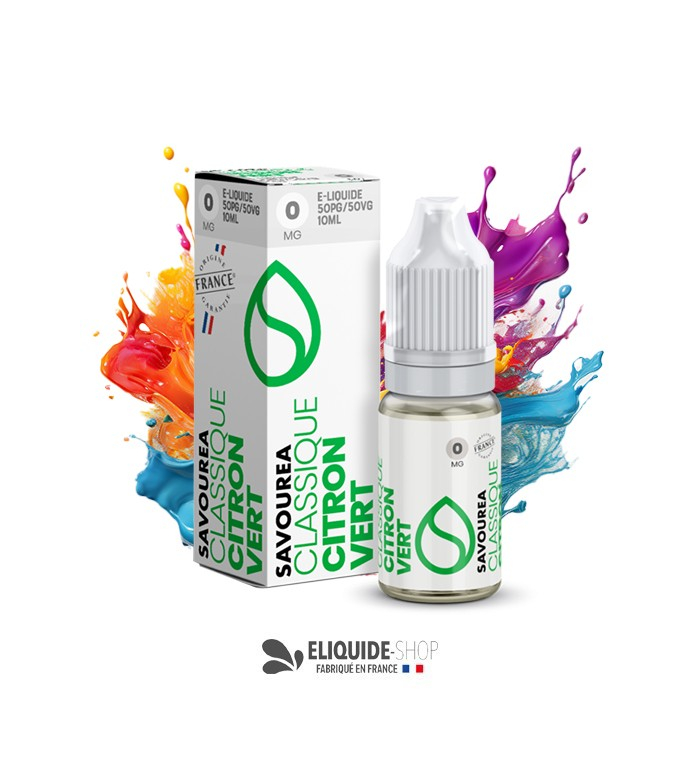 E-LIQUIDE CITRON VERT  - SAVOUREA 10ML