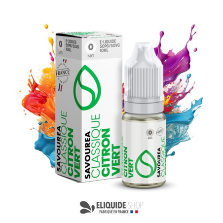 E-LIQUIDE CITRON VERT  - SAVOUREA 10ML