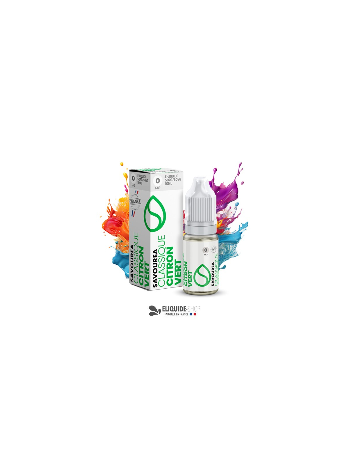 E-LIQUIDE CITRON VERT  - SAVOUREA 10ML