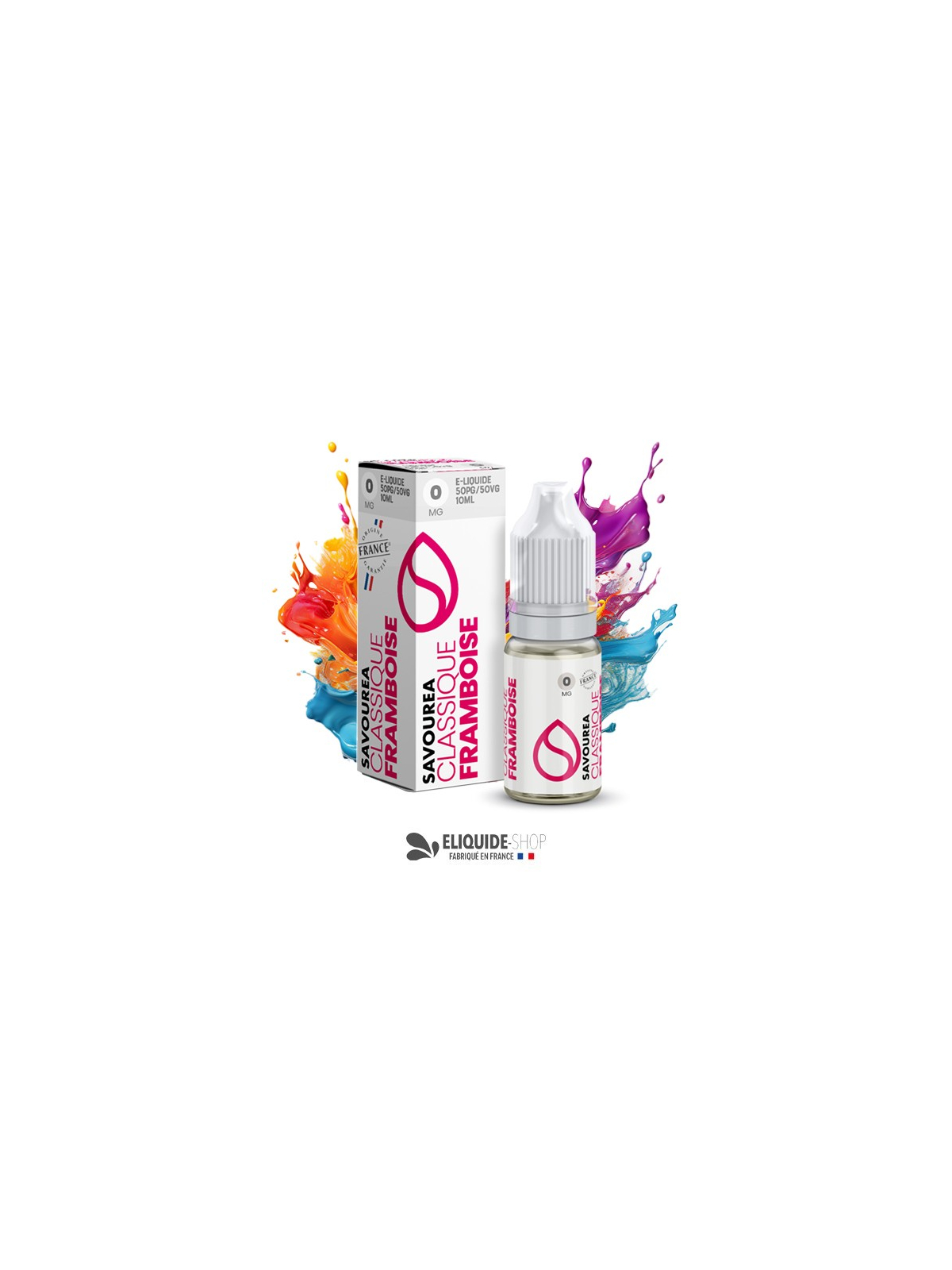 E-LIQUIDE FRAMBOISE  - SAVOUREA 10ML