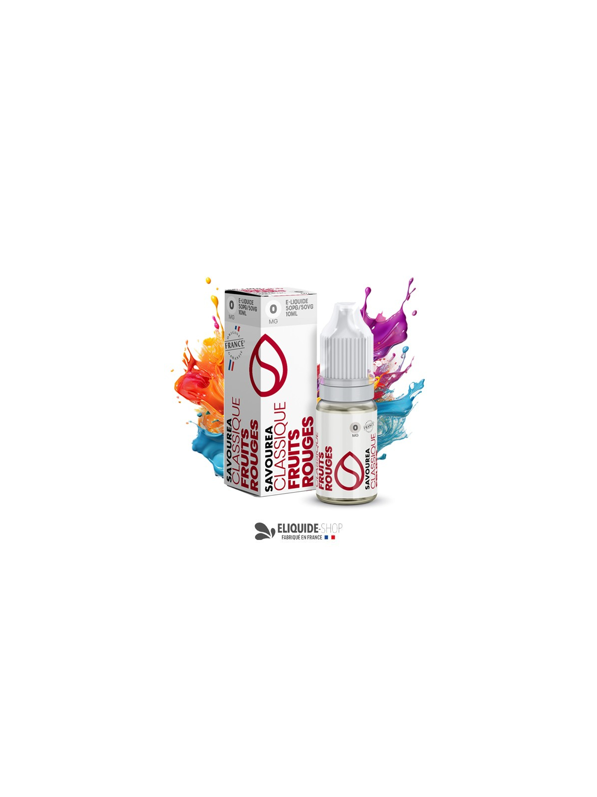 E-LIQUIDE FRUITS ROUGES  - SAVOUREA 10ML