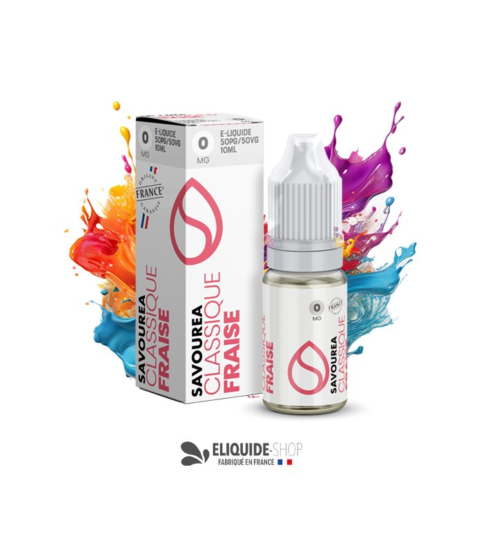 E-LIQUIDE FRAISE  - SAVOUREA 10ML