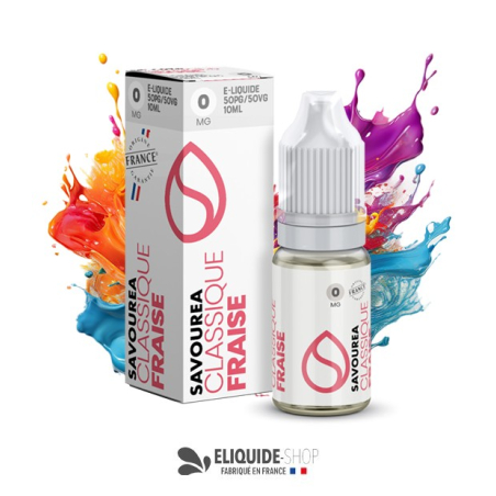 E-LIQUIDE FRAISE  - SAVOUREA 10ML