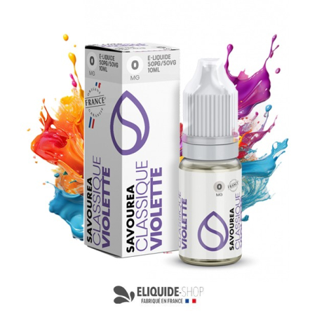 E-LIQUIDE VIOLETTE  - SAVOUREA 10ML