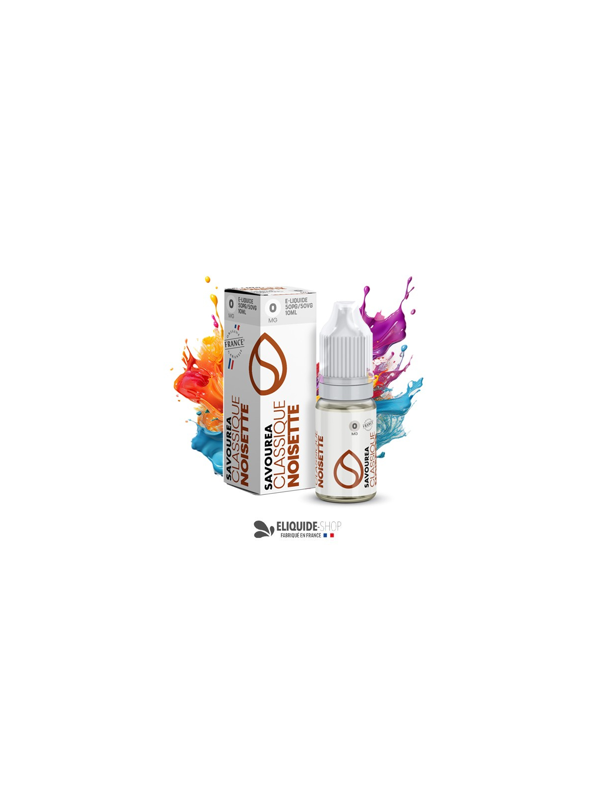 E-LIQUIDE NOISETTE  - SAVOUREA 10ML